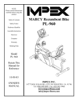 Impex PL 960 Owner's Manual