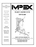 Impex MWM 800 User's Manual