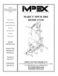 Impex MWM-2001 Owner's Manual