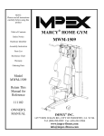 Impex MWM-1509 Owner's Manual