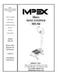 Impex MS-94 Owner's Manual