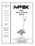 Impex MS-93 User's Manual