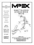 Impex MP-LVR Owner's Manual