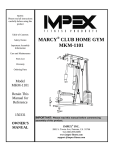 Impex MKM-1101 Owner's Manual