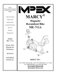 Impex ME-711A Owner's Manual