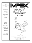 Impex ME-709 Owner's Manual