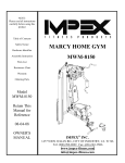Impex Marcy MWM-8150 User's Manual
