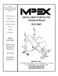 Impex IGS-5683 Owner's Manual