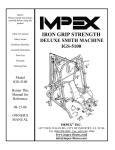 Impex IGS-5100 Owner's Manual