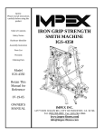 Impex IGS-4350 Owner's Manual