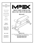 Impex IGS-412 Owner's Manual