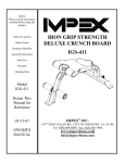 Impex IGS-411 Owner's Manual