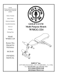 Impex WMGG-224 User's Manual