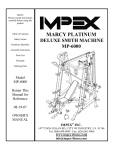 Impex mp-6000 User's Manual