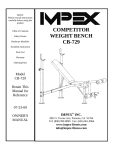 Impex CB-729 Owner's Manual