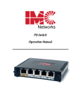 IMC Networks PD-Switch User's Manual
