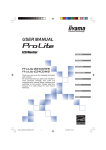 iiyama PROLITE B2403WS User's Manual