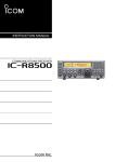 Icom iC-r8500 User's Manual