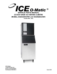 Ice-O-Matic ICE0320A3/W3 User's Manual