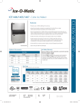 Ice-O-Matic ICE 1405 User's Manual