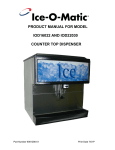Ice-O-Matic IOD16022 User's Manual