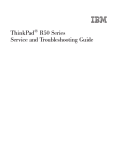 IBM THINKPAD R50series User's Manual