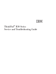 IBM THINKPAD R30 User's Manual