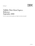 IBM N2800e User's Manual