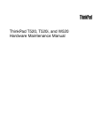 IBM Laptop T520I User's Manual