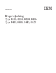IBM BRUGERVEJLEDNING 8320 User's Manual