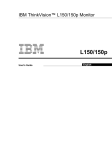IBM 150P User's Manual