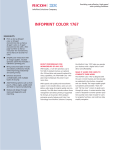IBM Ricoh InfoPrint Color COLOR 1767 User's Manual