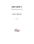 I-Tech Company WBX-6200F-V User's Manual