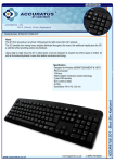 Hypertec KYBAC201-PS2BLKHY User's Manual