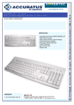 Hypertec Accuratus KYBAC260-PS2USHY User's Manual