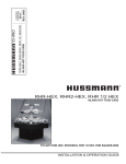 hussman RHR-HEX User's Manual