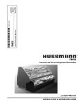 hussman Range IGSS-FMSS-0301 User's Manual