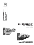 hussman Island Produce Case DBP User's Manual
