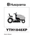 Husqvarna YTH1848XP User's Manual