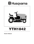 Husqvarna YTH1842 User's Manual