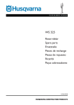 Husqvarna WS 325 User's Manual