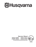 Husqvarna PZ6029FX User's Manual