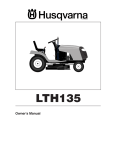 Husqvarna LTH135 User's Manual