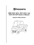 Husqvarna HUV 4214 User's Manual