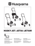 Husqvarna HUSKY JET User's Manual