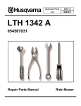 Husqvarna LTH1342A User's Manual