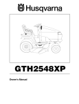 Husqvarna GTH2548XP User's Manual