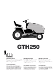 Husqvarna GTH250 User's Manual