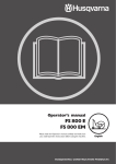 Husqvarna FS 800 E User's Manual