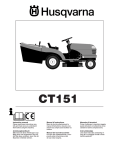 Husqvarna CT151 User's Manual